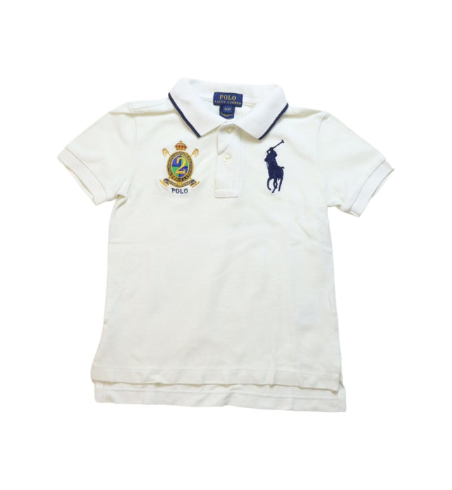 A Multicolour Short Sleeve Polos from Polo Ralph Lauren in size 3T for boy. (Front View)