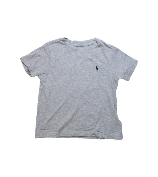 A Grey Short Sleeve T Shirts from Polo Ralph Lauren in size 3T for boy. (Front View)