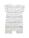 A Blue Short Sleeve Rompers from Wilson & Frenchy in size 6-12M for boy. (Back View)