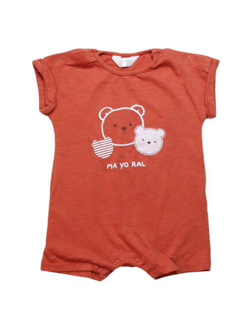 A Multicolour Short Sleeve Rompers from Mayoral in size 6-12M for neutral. (Front View)
