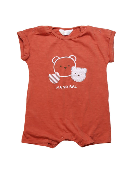 A Multicolour Short Sleeve Rompers from Mayoral in size 6-12M for neutral. (Front View)