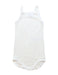 A White Sleeveless Bodysuits from Petit Bateau in size 6-12M for girl. (Front View)