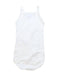 A White Sleeveless Bodysuits from Petit Bateau in size 6-12M for girl. (Back View)