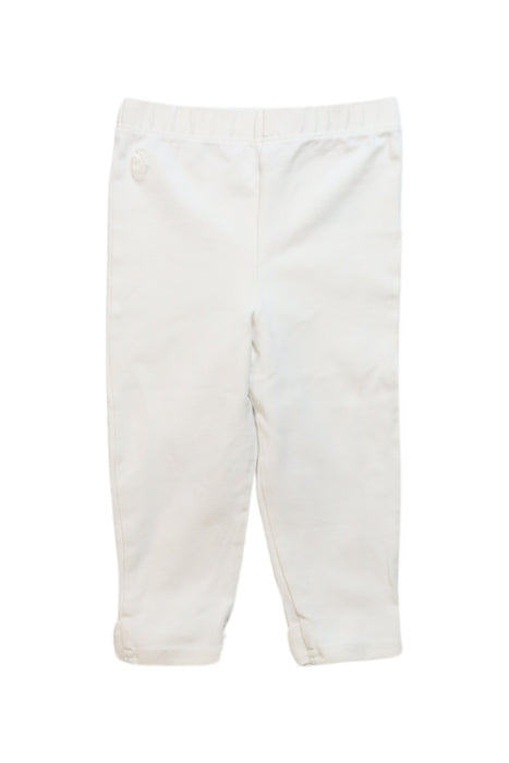 A White Leggings from Ralph Lauren in size 6-12M for neutral. (Front View)