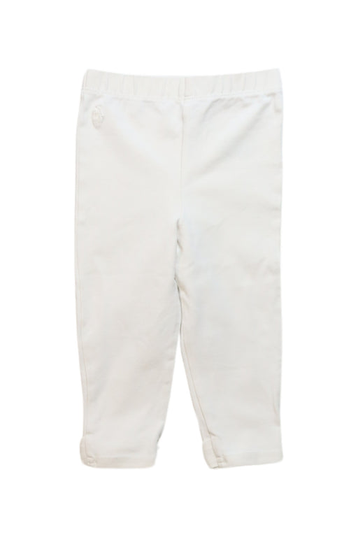 A White Leggings from Ralph Lauren in size 6-12M for neutral. (Front View)