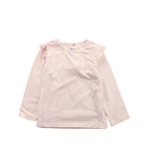 A Pink Long Sleeve Tops from Absorba in size 12-18M for girl. (Front View)