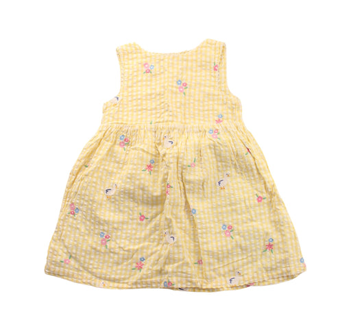 A White Sleeveless Dresses from Jojo Maman Bébé in size 12-18M for girl. (Front View)