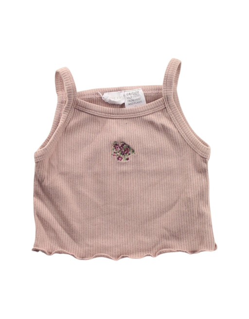 A Beige Sleeveless Tops from Jamie Kay in size 2T for girl. (Front View)
