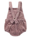 A Pink Overall Shorts from Jamie Kay in size 3-6M for girl. (Back View)