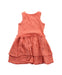 A Orange Sleeveless Dresses from Seed in size 2T for girl. (Back View)