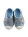 A Blue Aqua Shoes from Native Shoes in size 12-18M for girl. (Back View)