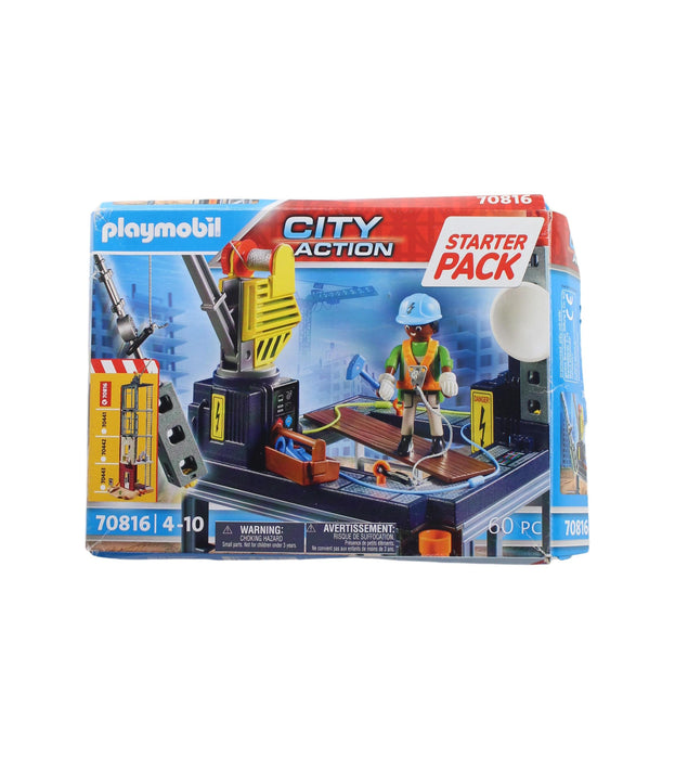 A Yellow Pretend Play & Costume Toys from Playmobil in size O/S for boy. (Front View)