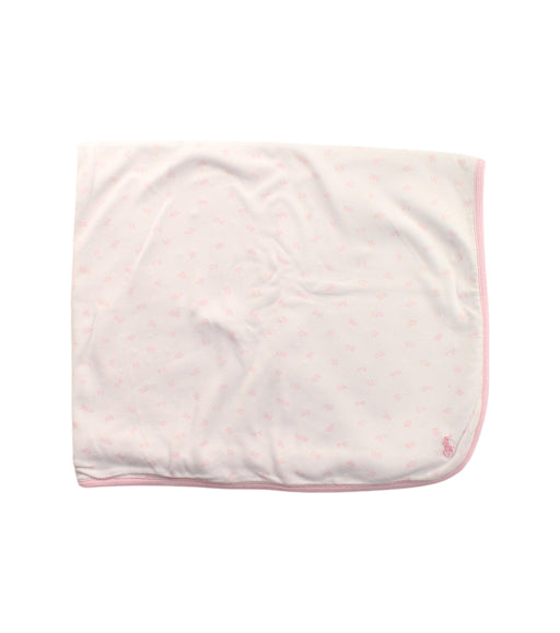 A White Blankets from Ralph Lauren in size O/S for girl. (Front View)