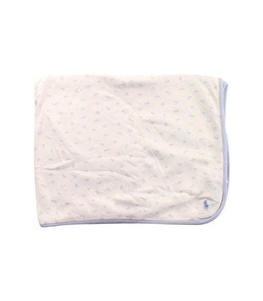 A White Blankets from Ralph Lauren in size O/S for neutral. (Front View)