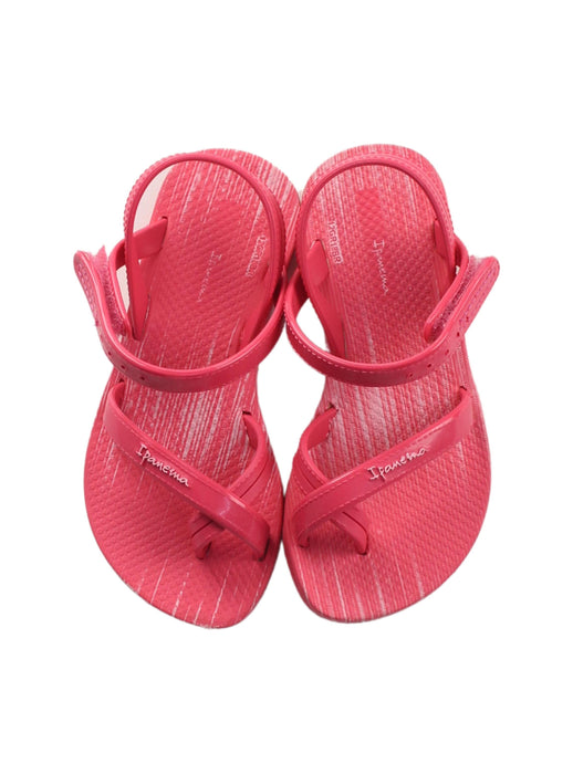 A Red Sandals from Ipanema in size 3T for girl. (Back View)