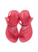 A Red Sandals from Ipanema in size 3T for girl. (Back View)