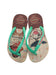A Beige Flip Flops from Havaianas in size 4T for girl. (Back View)
