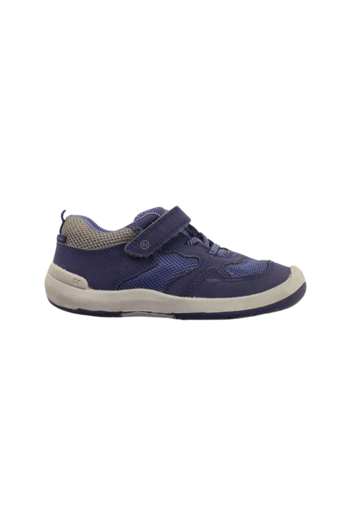 A Blue Sneakers from Stride Rite in size 3T for boy. (Front View)