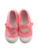 A Pink Flats from Jacadi in size 4T for girl. (Back View)