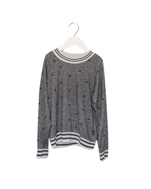 A Grey Knit Sweaters from T2Love in size 8Y for girl. (Front View)
