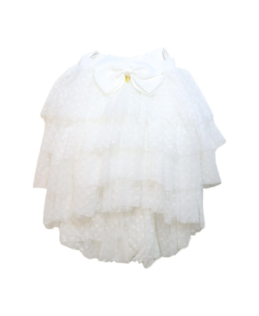 A White Tulle Skirts from Angel's Face in size 6T for girl. (Front View)
