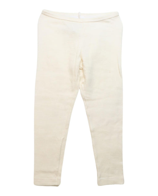 A Ivory Leggings from Petit Bateau in size 4T for girl. (Front View)