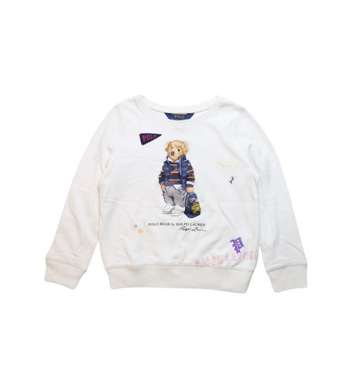 A Multicolour Crewneck Sweatshirts from Polo Ralph Lauren in size 5T for neutral. (Front View)