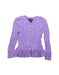 A Purple Cardigans from Polo Ralph Lauren in size 4T for girl. (Front View)