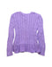 A Purple Cardigans from Polo Ralph Lauren in size 4T for girl. (Back View)