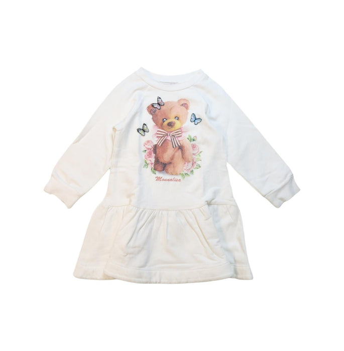 A Multicolour Long Sleeve Dresses from Monnalisa in size 3T for girl. (Front View)