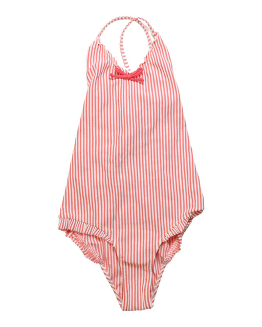 A Red Swimsuits from Jacadi in size 12Y for girl. (Front View)