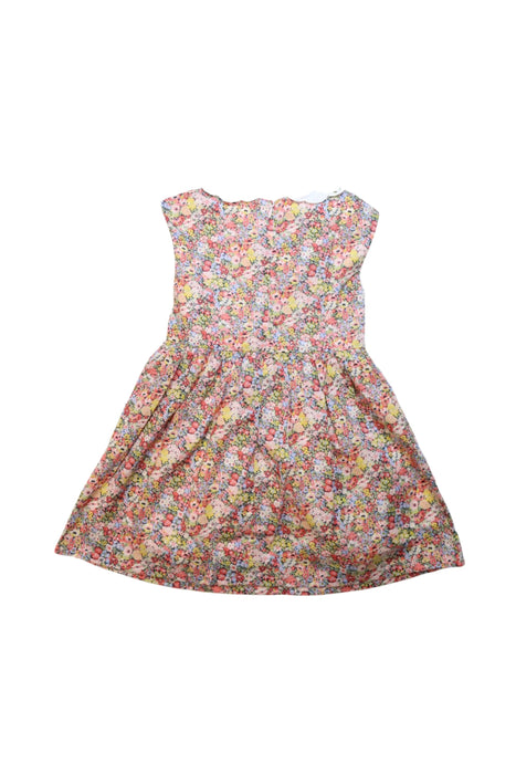 A Multicolour Sleeveless Dresses from Elizabeth Little in size 2T for girl. (Back View)