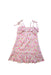 A Multicolour Sleeveless Dresses from Elizabeth Little in size 4T for girl. (Front View)