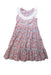 A Multicolour Sleeveless Dresses from Elizabeth Little in size 4T for girl. (Back View)