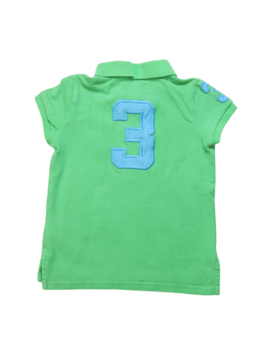 A Multicolour Short Sleeve Polos from Polo Ralph Lauren in size 4T for girl. (Back View)