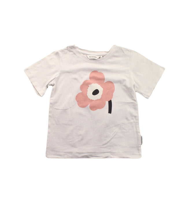 A White Short Sleeve T Shirts from Marimekko in size 2T for girl. (Front View)