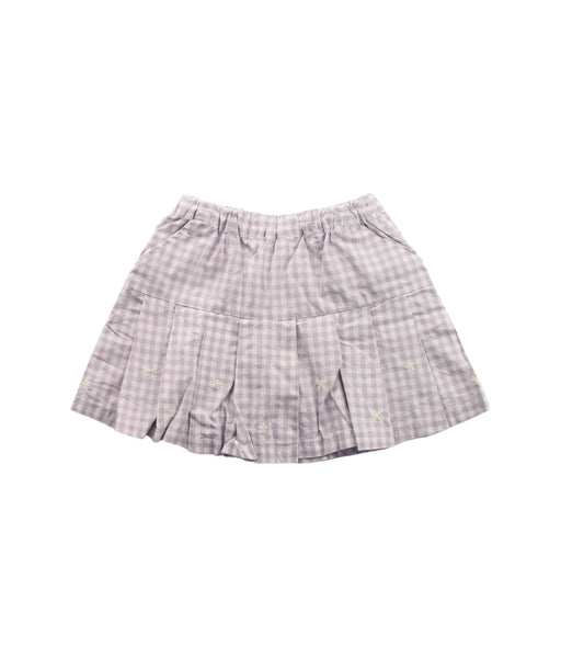 A Grey Skorts from Petit Main in size 2T for girl. (Front View)