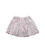 A Grey Skorts from Petit Main in size 2T for girl. (Front View)