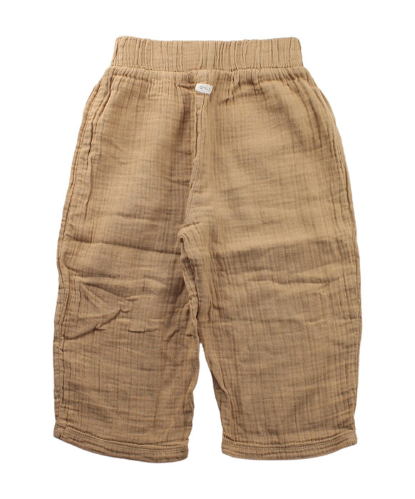 A Brown Casual Pants from Organic Zoo in size 3T for girl. (Back View)