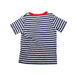 A Blue Short Sleeve T Shirts from Petit Bateau in size 6T for boy. (Back View)