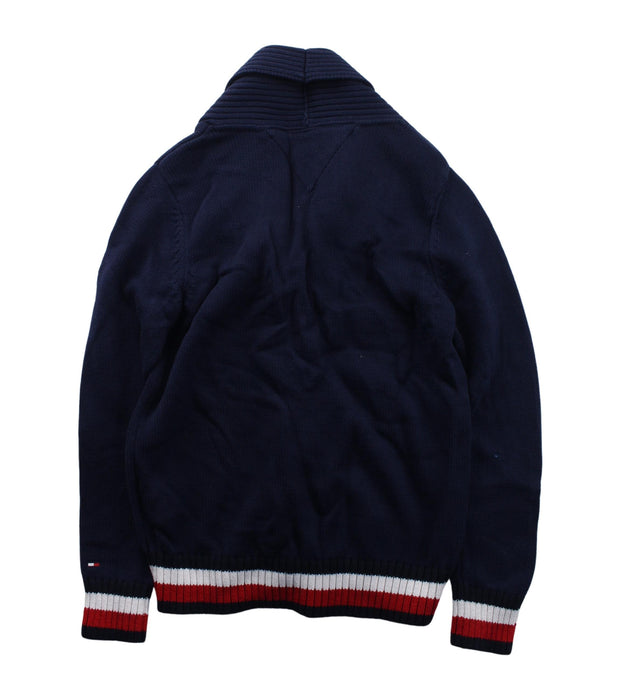 A Blue Cardigans from Tommy Hilfiger in size 8Y for boy. (Back View)