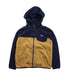A Blue Zippered Sweatshirts from Patagonia in size 5T for boy. (Front View)