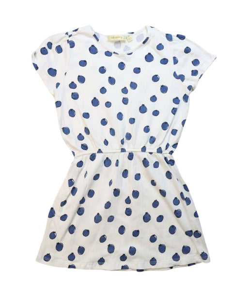 A Blue Short Sleeve Dresses from Soft Gallery in size 7Y for girl. (Front View)