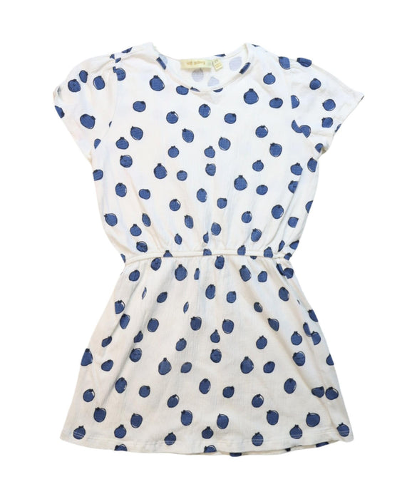 A Blue Short Sleeve Dresses from Soft Gallery in size 7Y for girl. (Front View)