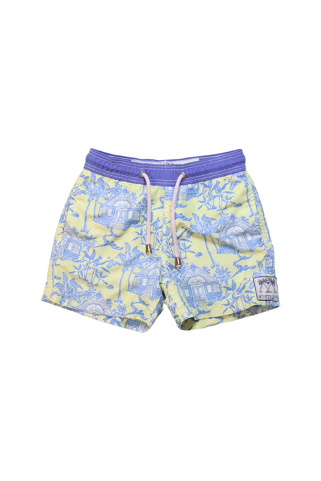 A Multicolour Swim Shorts from Pink House Mustique in size 4T for girl. (Front View)