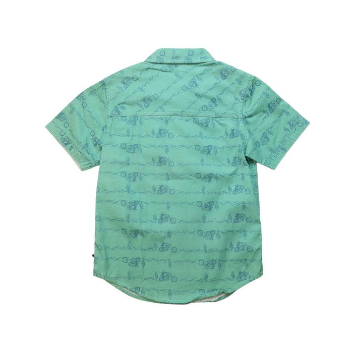 A Blue Short Sleeve Shirts from Lucky Brand in size 6T for boy. (Back View)