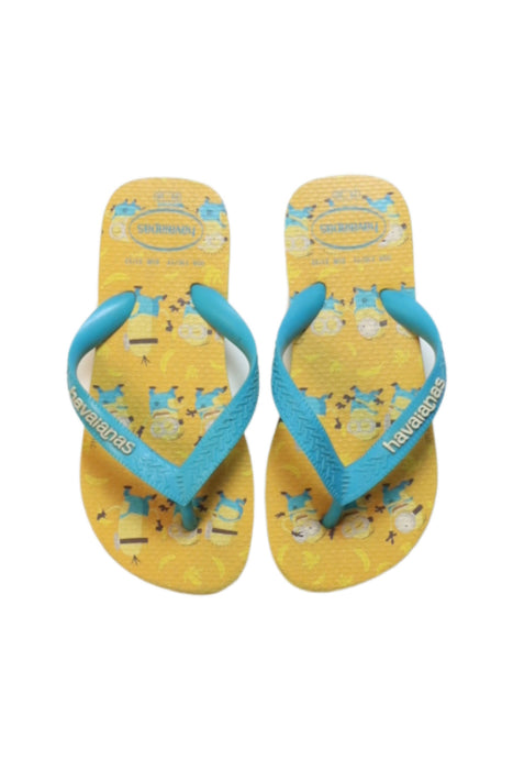 A Multicolour Flip Flops from Havaianas in size 6T for neutral. (Back View)