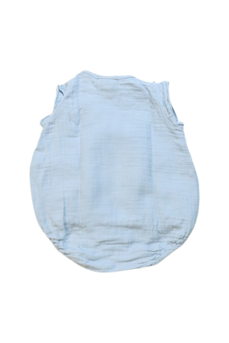 A Blue Sleeveless Bodysuits from Bonton in size 6-12M for neutral. (Back View)