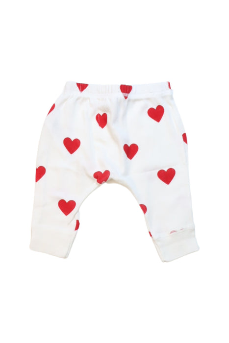 A White Casual Pants from Petit Bateau in size 0-3M for girl. (Back View)