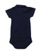 A Navy Short Sleeve Bodysuits from Petit Bateau in size 3-6M for boy. (Back View)